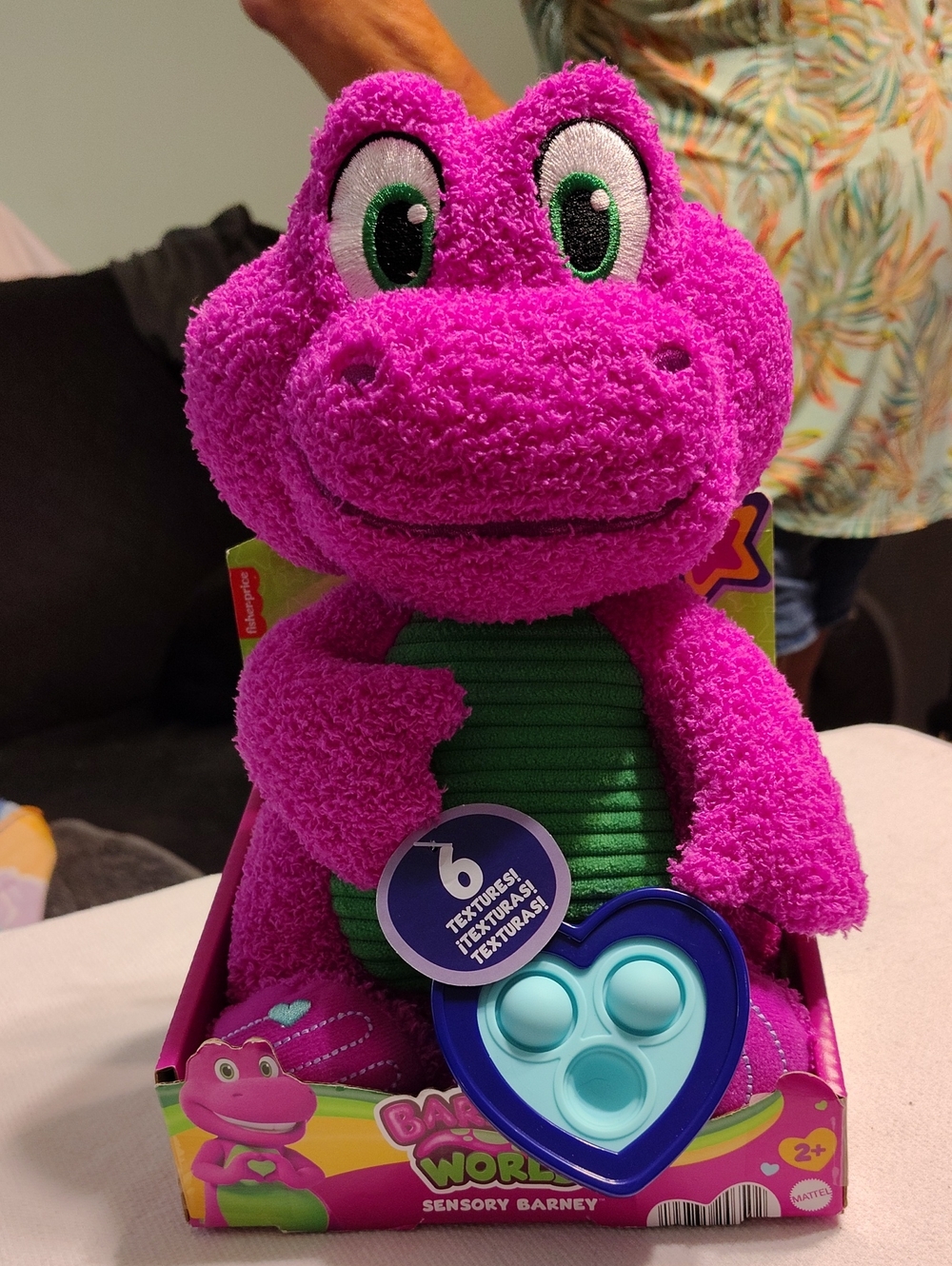 Fisher-Price Sensory Barney Plushy